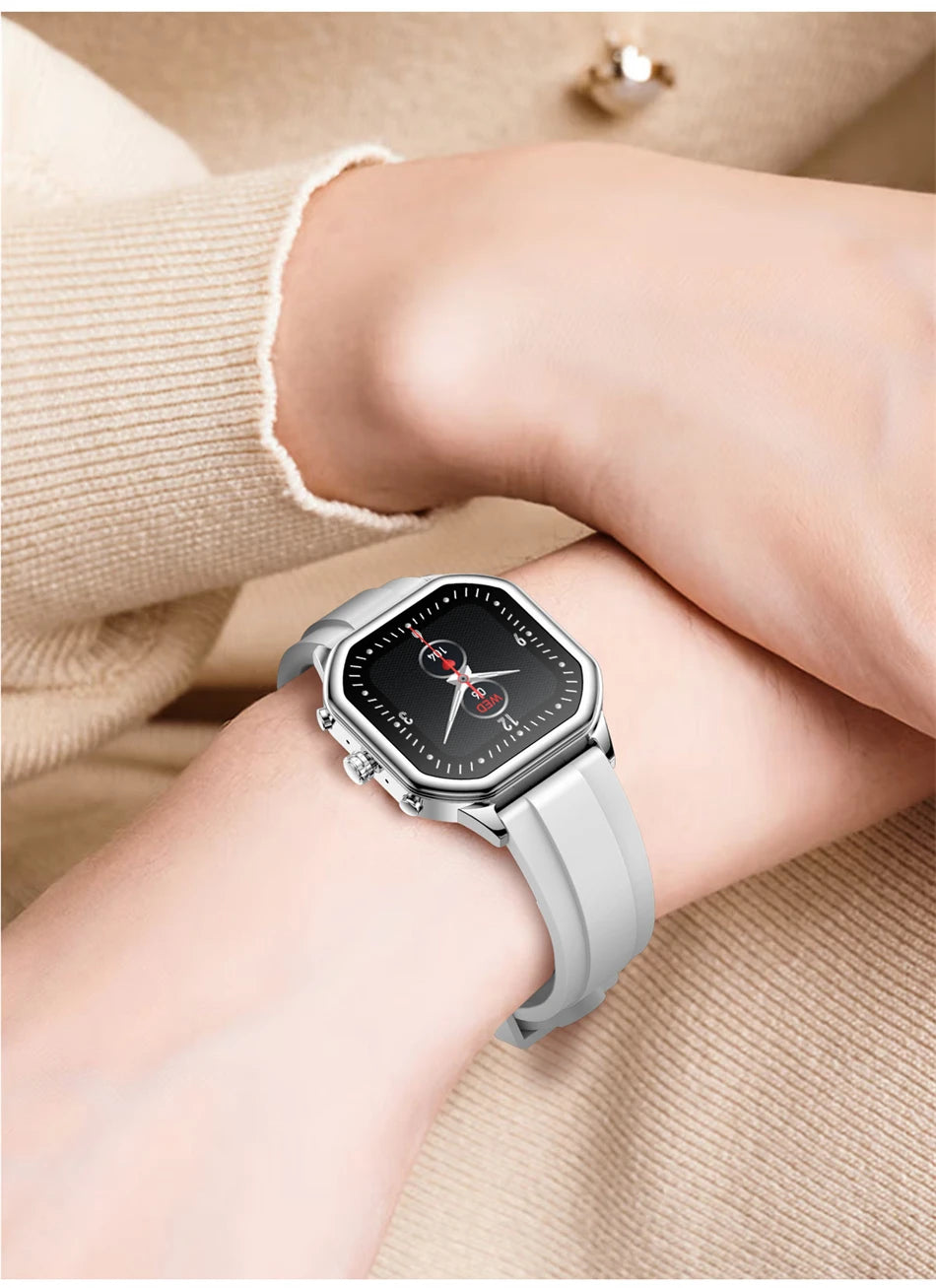 2024 Women’s Smart Watch 1.4" AMOLED Health Tracker Waterproof Bluetooth Call