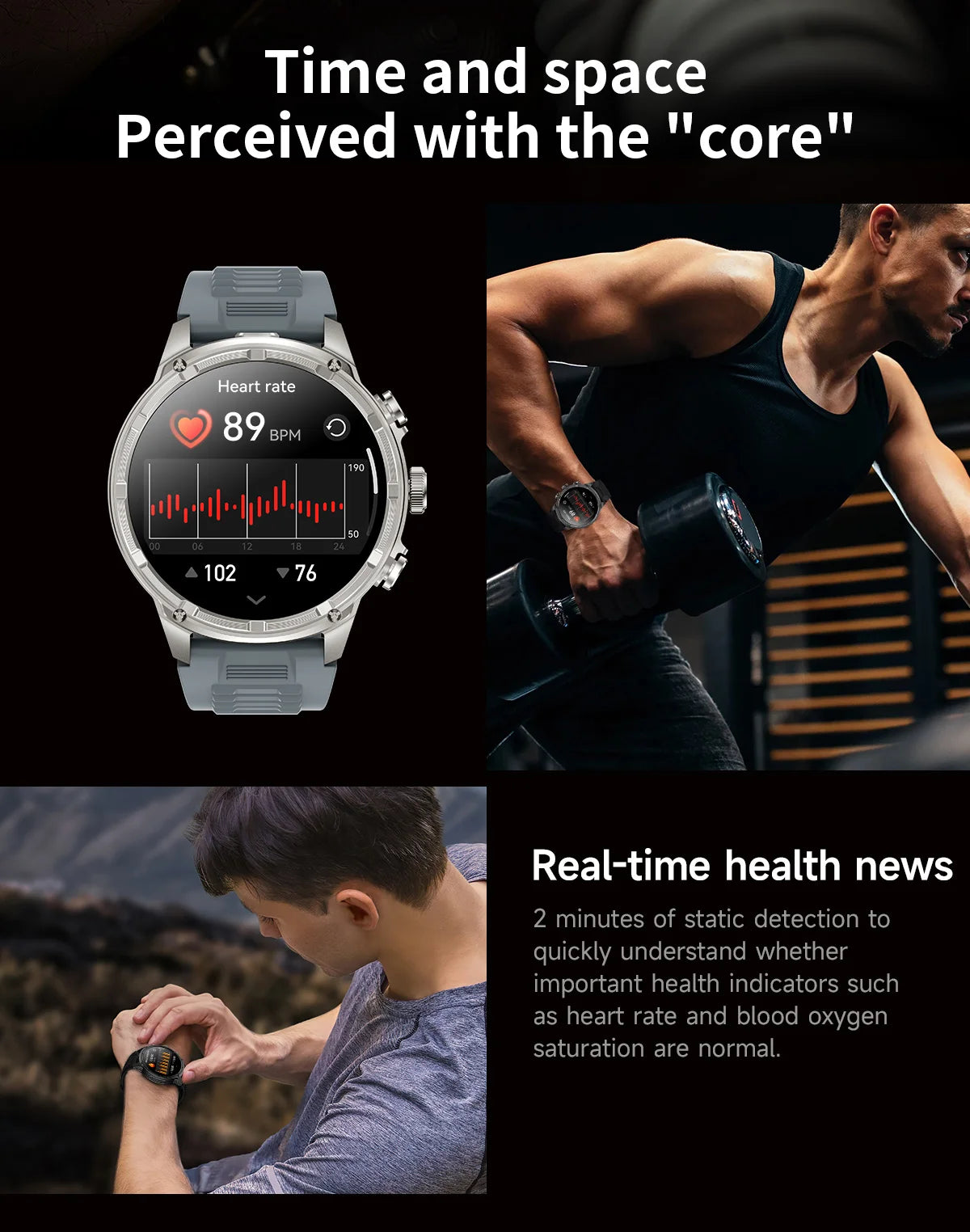 1.85" Ultra HD Smartwatch with NFC, Bluetooth Calling, 710mAh Battery, Fitness & Health Tracking