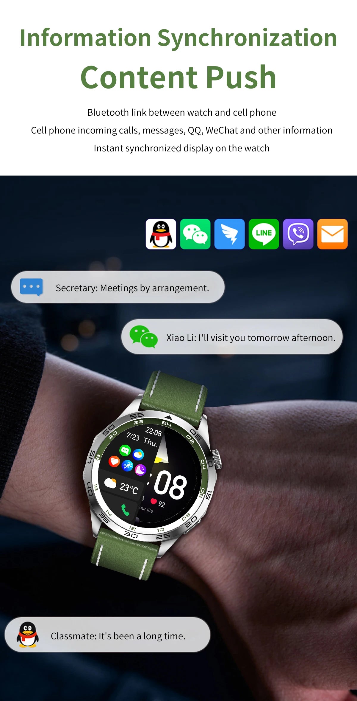 2024 Men's Smartwatch | Bluetooth Calling, IP68 Waterproof, Heart Rate Monitor, Fitness Tracker