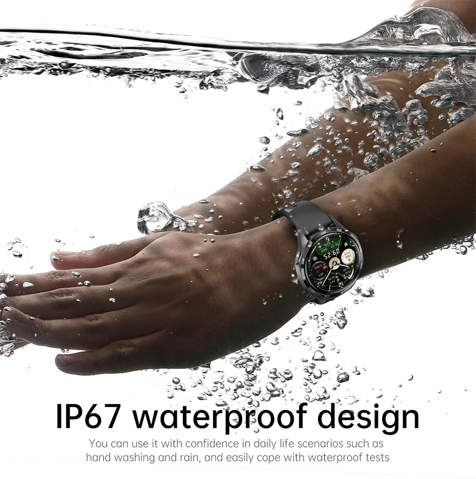 GPS Smartwatch Men 5 Pro AMOLED HD Bluetooth Call NFC Waterproof Heart Rate Fitness Watch