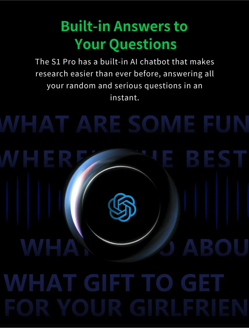 Global Version Black Shark S1 Pro - 1.43'' AMOLED, NFC, Wireless Charging, 15-Day Battery