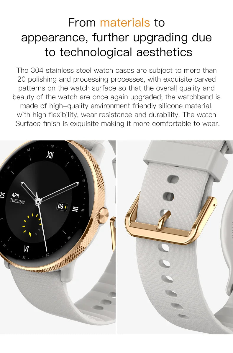 2024 Smartwatch Fitness Tracker with Bluetooth Call & IP68 Waterproof