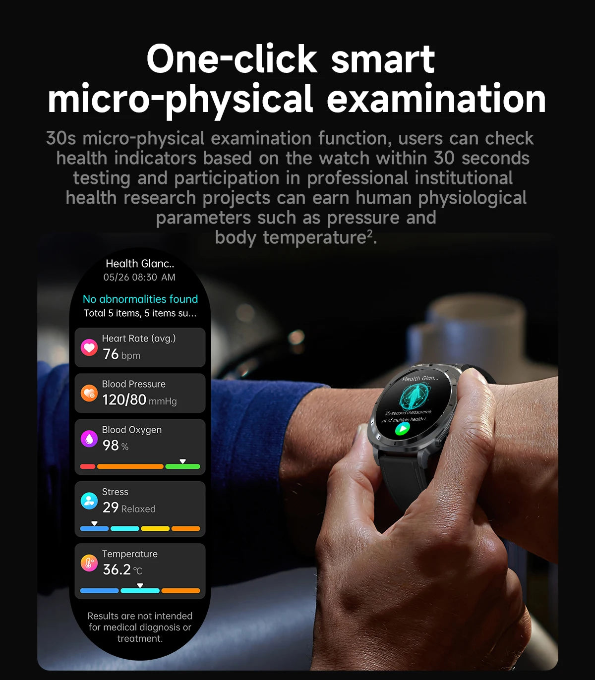 2025 AI Health Smartwatch: ECG, Blood Monitoring, HRV, NFC, Bluetooth Calls, Men's Fitness Tracker