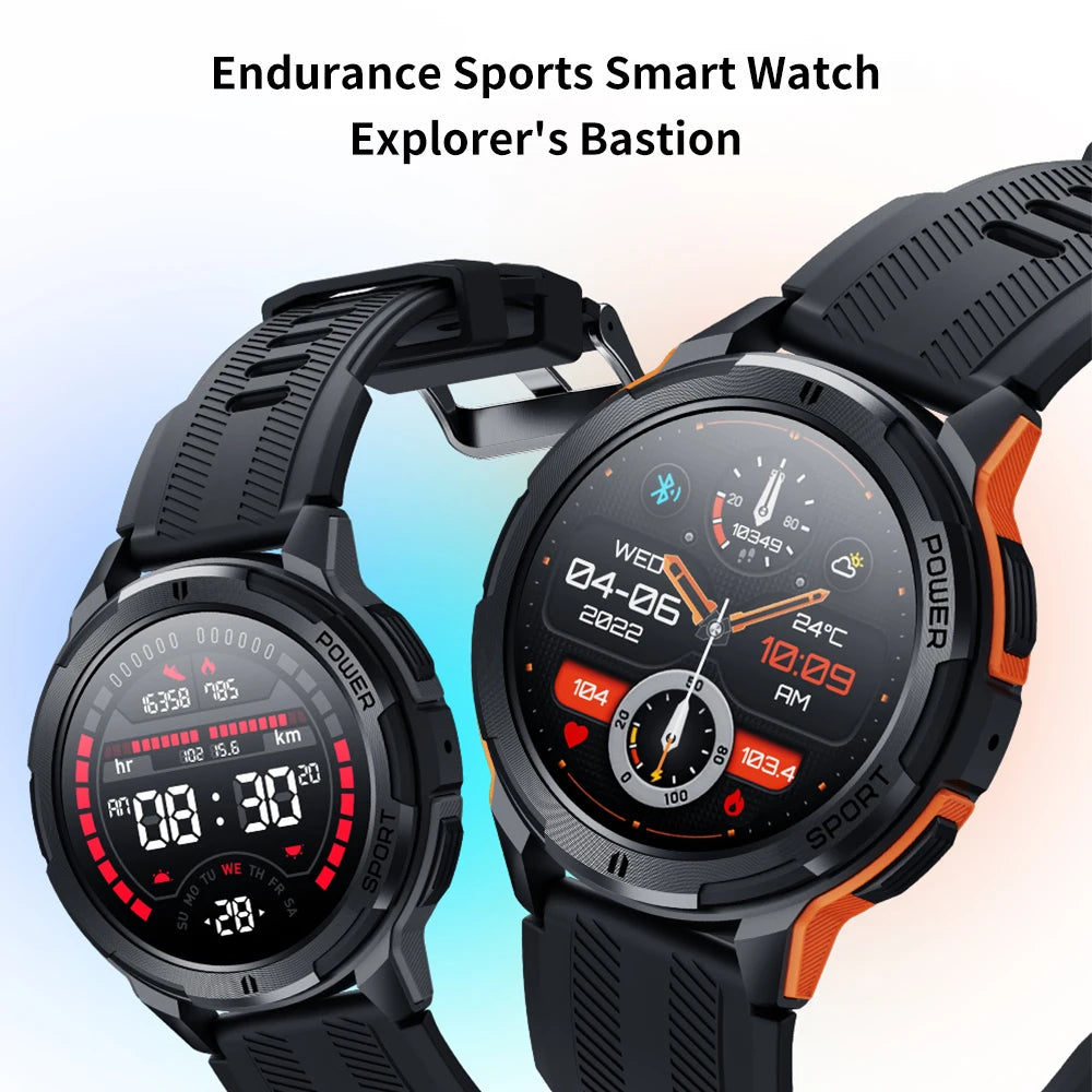 1.43" AMOLED Bluetooth Call Smartwatch | Heart Rate, Waterproof, Fitness Tracking for Android & iOS