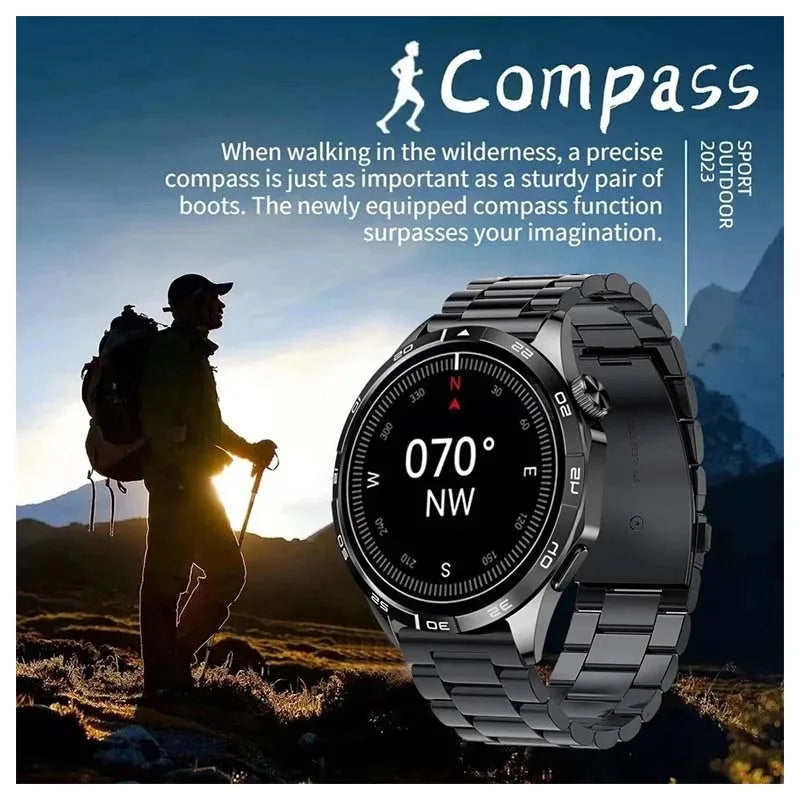 2024 Men's Smartwatch | Bluetooth Calling, IP68 Waterproof, Heart Rate Monitor, Fitness Tracker