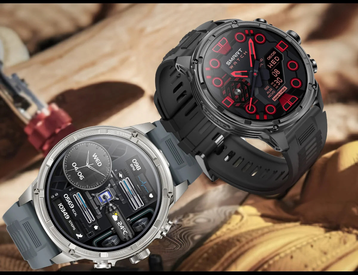 1.85-inch Ultra HD Smart Watch with NFC, Bluetooth Call & 7-Day Battery