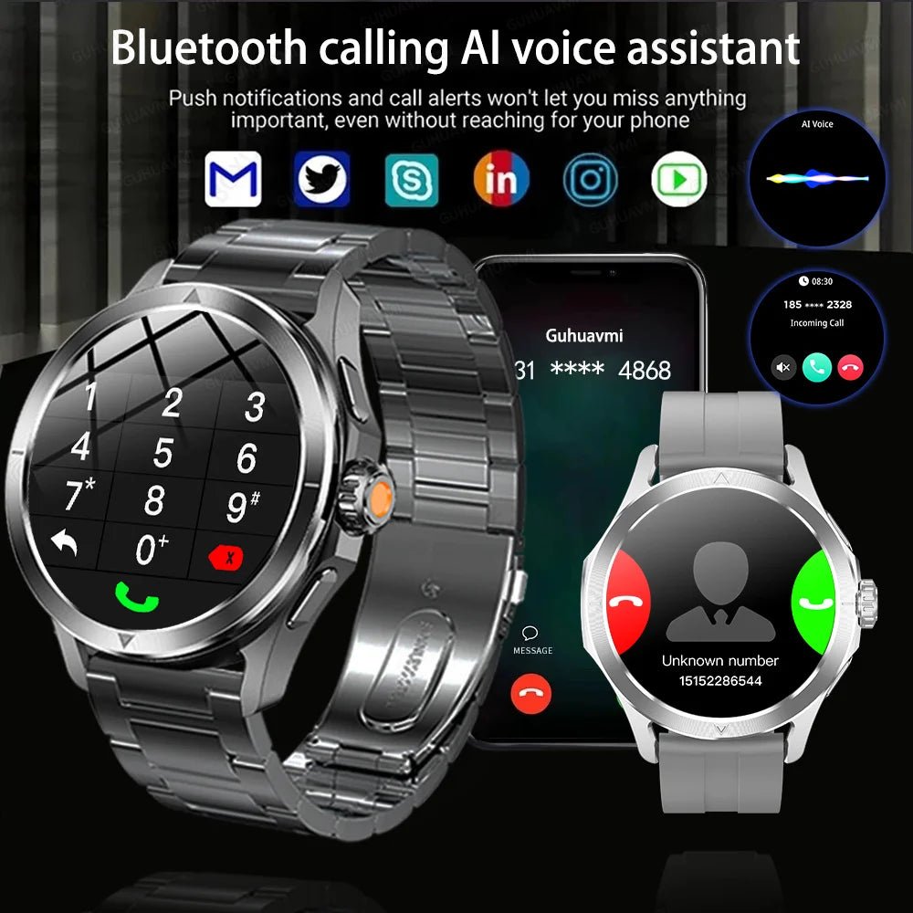 2024 S4 Ultra Smartwatch - AMOLED GPS Bluetooth NFC Call 5ATM Waterproof Fitness Tracker