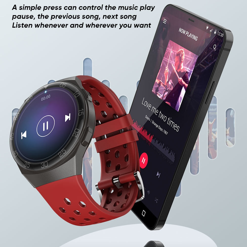Smart Bracelet Smartwatch | 1.28" Touch Screen Fitness Tracker - iOS & Android.