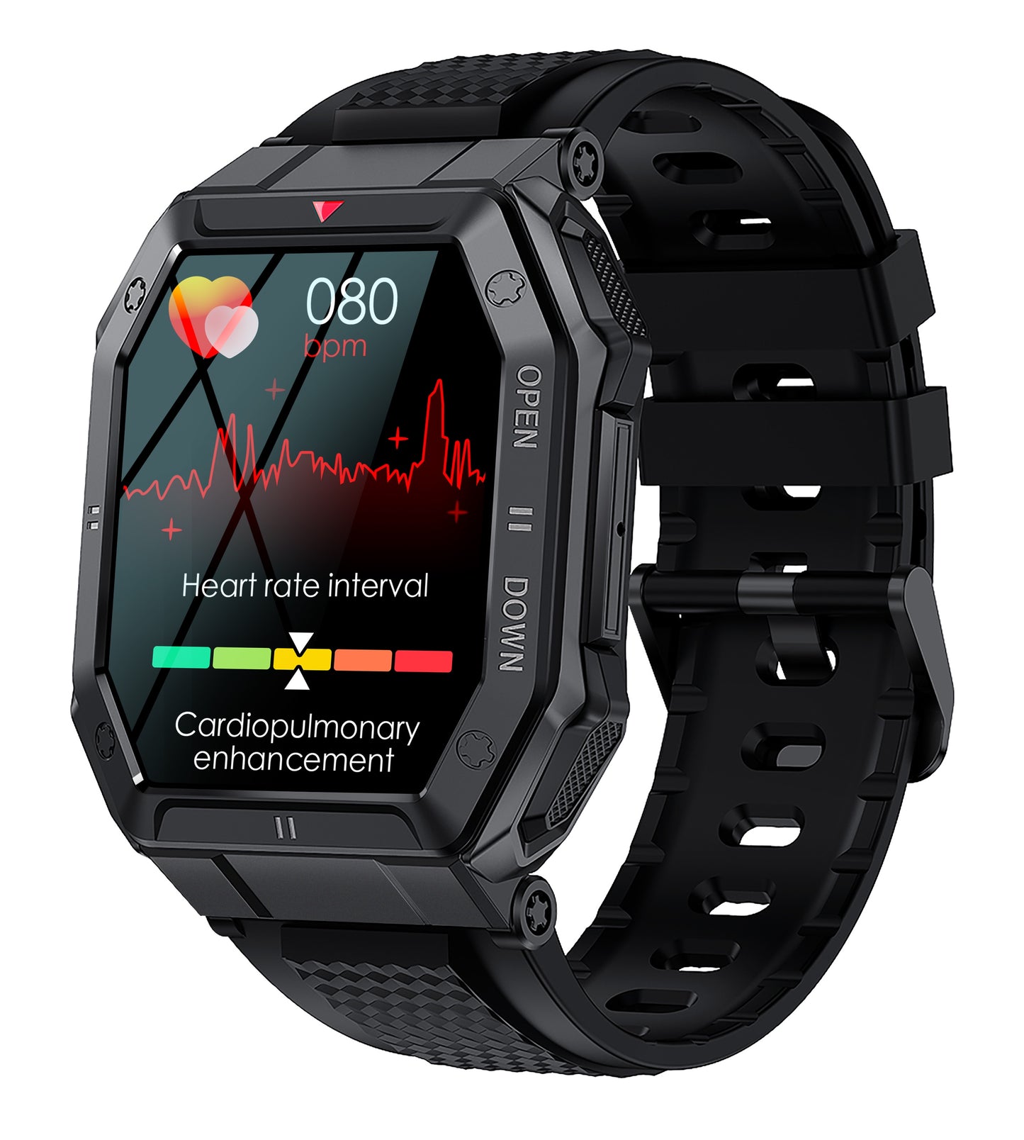 All-in-One Android iOS Smartwatch | IP68 Waterproof Health Monitor Bluetooth Call Watch.