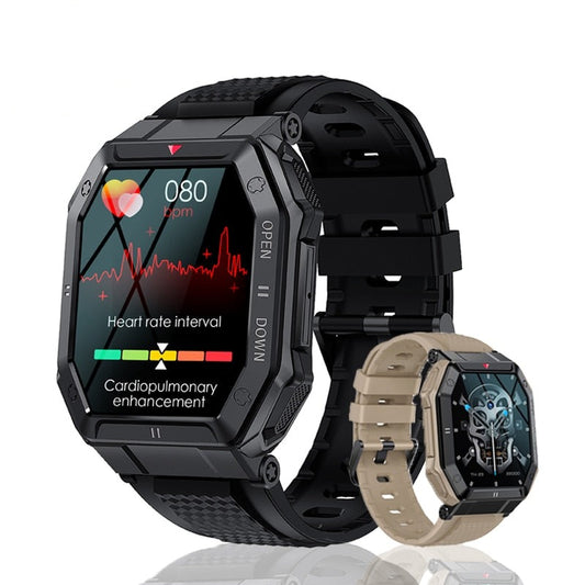 All-in-One Android iOS Smartwatch | IP68 Waterproof Health Monitor Bluetooth Call Watch.