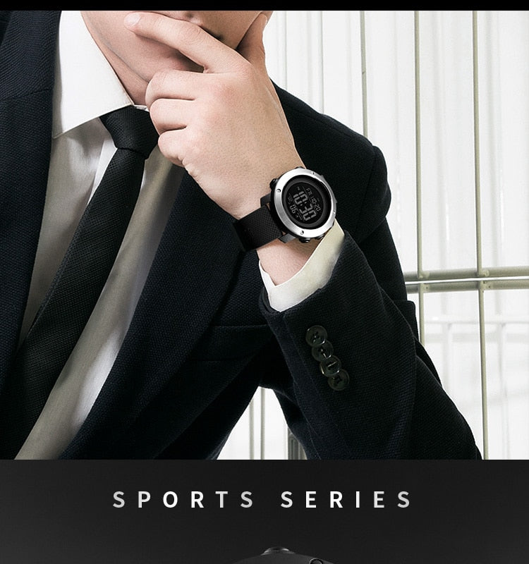 Digital Men's Watch | Waterproof LED Digital Sports Casual Fashion Wristwatch.