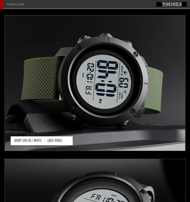 Digital Men's Watch | Waterproof LED Digital Sports Casual Fashion Wristwatch.