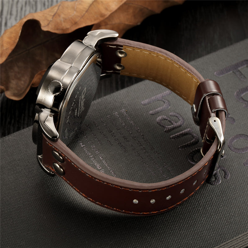 Men's Military Watch | Two Time Zone Army Sports Wristwatch.