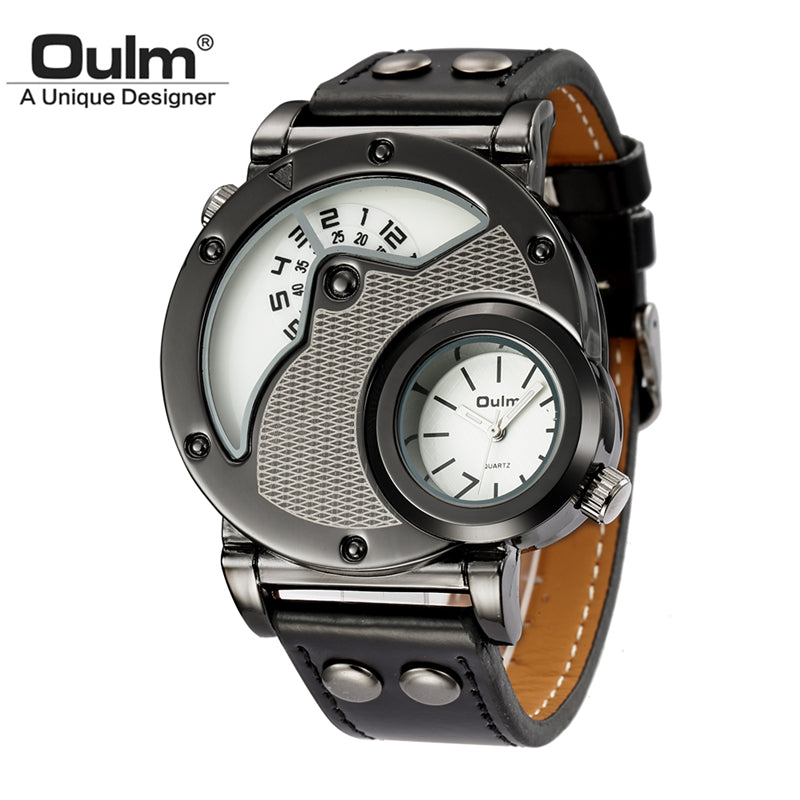 Men's Military Watch | Two Time Zone Army Sports Wristwatch.
