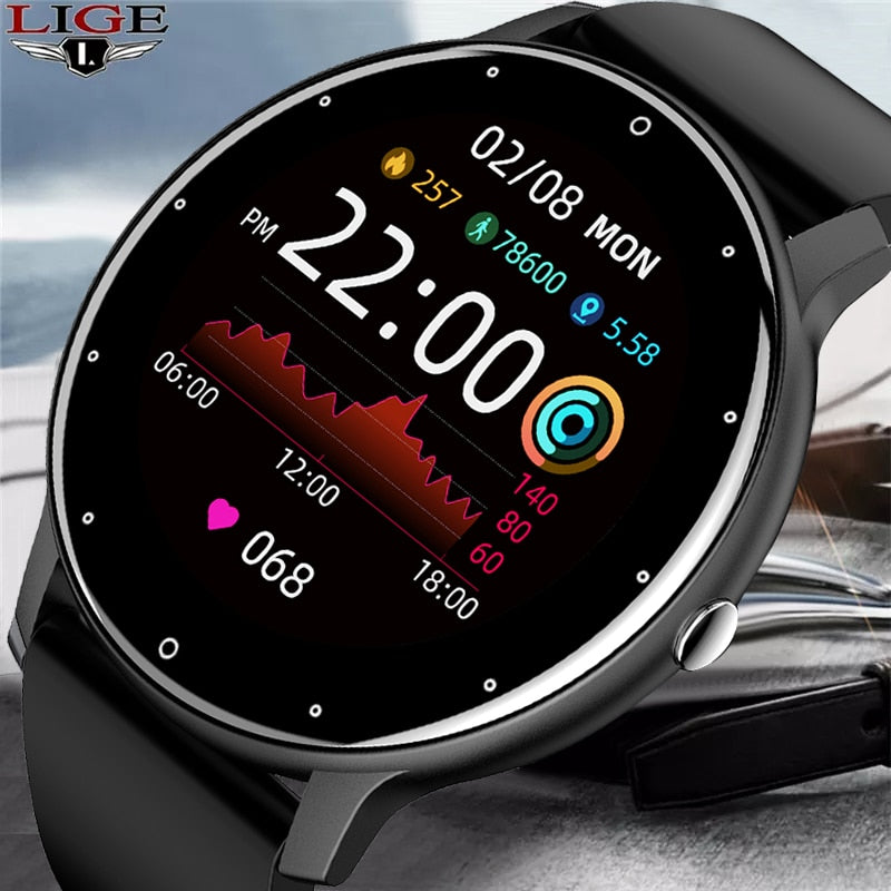 Men's Fitness Smartwatch | Waterproof Bluetooth Sport Watch