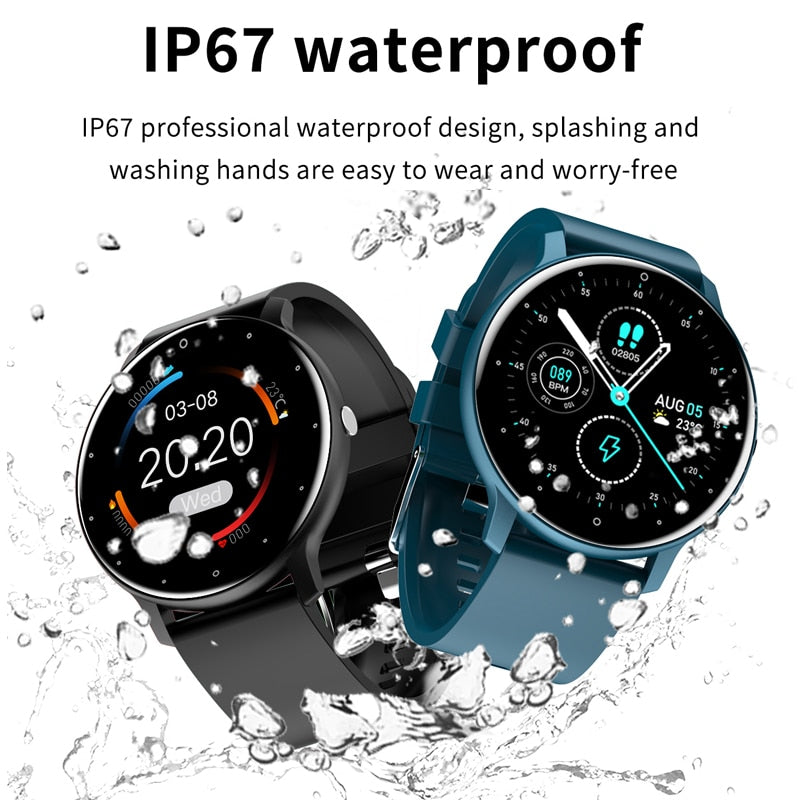 Ultimate Fitness Smartwatch | Men's IP67 Waterproof Bluetooth Sport Watch.