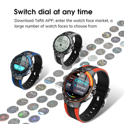 Niwevol Sports Smart Watch Men Multisport Mode IP68 Waterproof Custom Dial Smartwatch for Android IOS Heart Rate Fitness Watches.