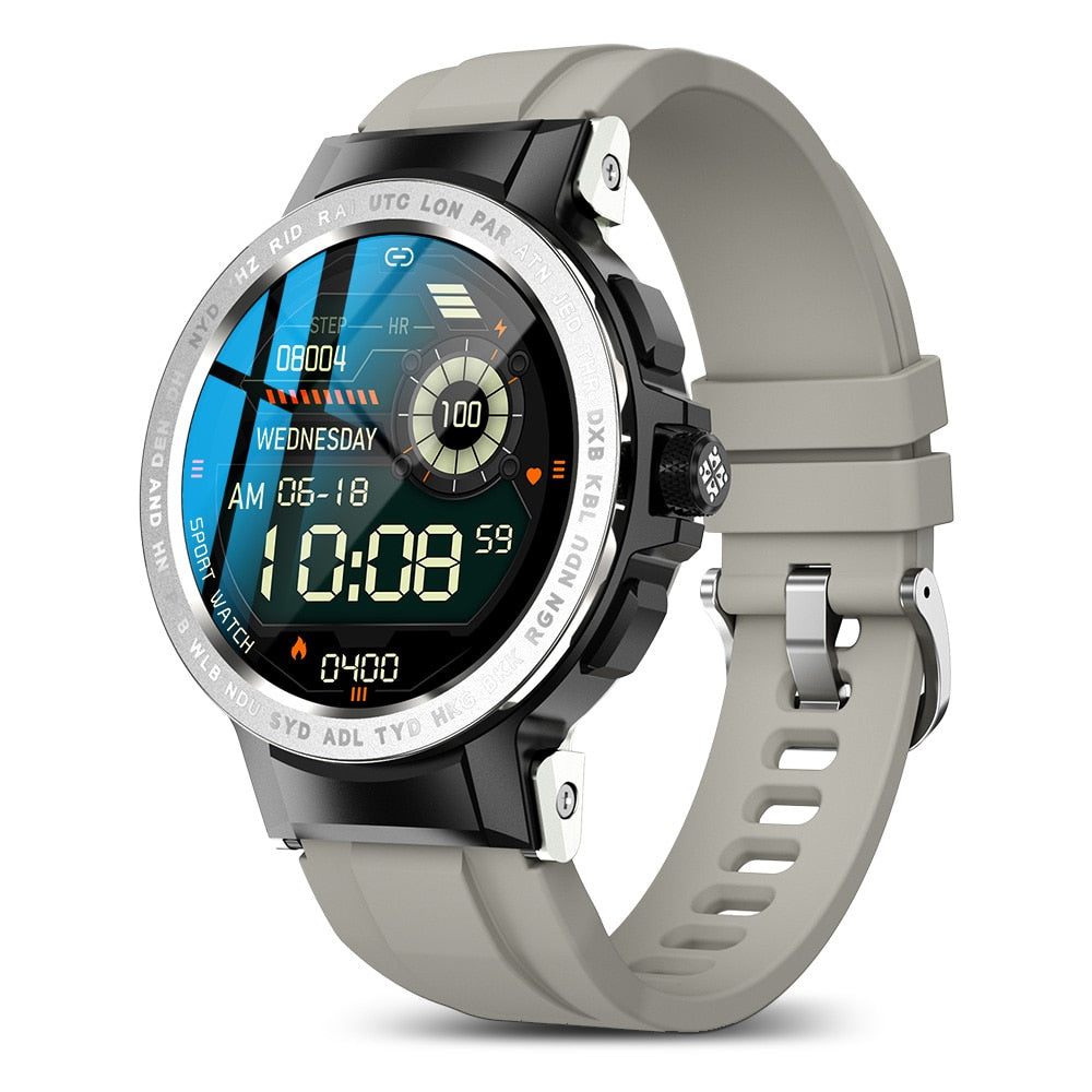 Android iOS Fitness Smartwatch | IP68 Waterproof, Heart Rate Monitor, 24 Exercise Modes.