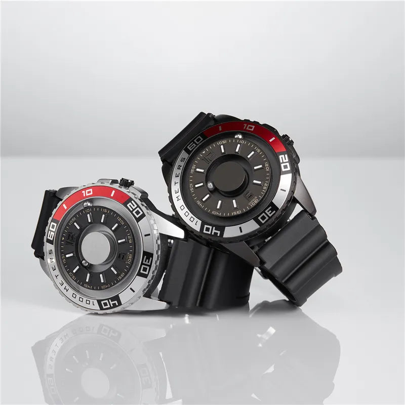 Pilot Magnetic Metal Multifunctional Men's Fashion Watch | Waterproof Quartz