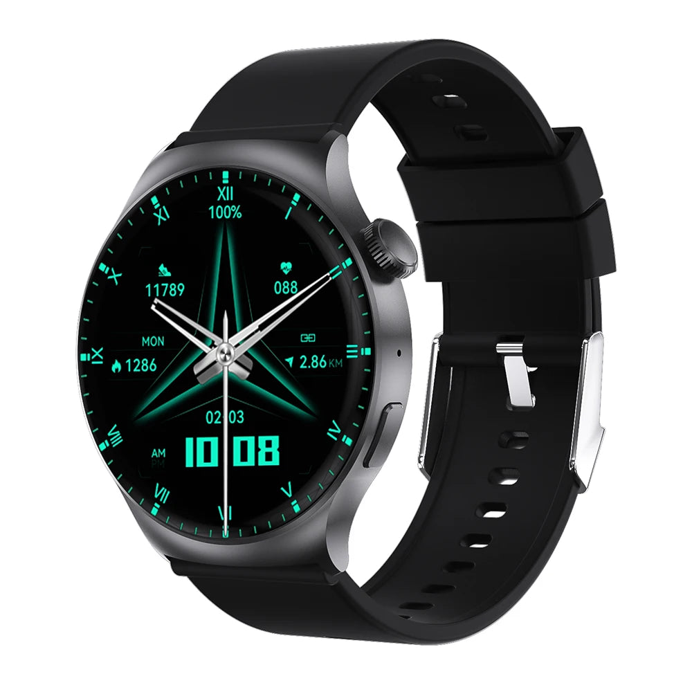 DT4 Mate Smartwatch - Fitness Tracker, Compass, Waterproof, 1.5" HD Screen