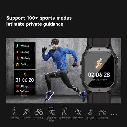 C26 Smart Watch: 100+ Sports Modes, Bluetooth Call, AMOLED 1.96", 1ATM Waterproof