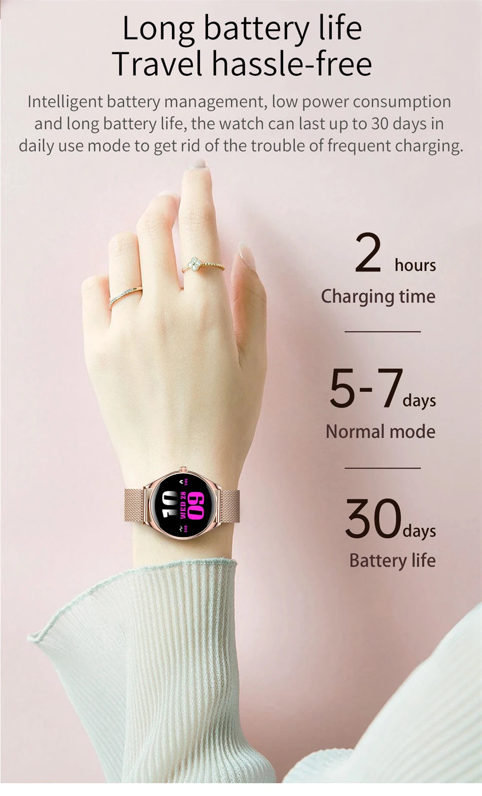 Super Thin Smart Watch MT55 1.43" AMOLED, Bluetooth Call, Heart Rate Monitor, Voice Assistant