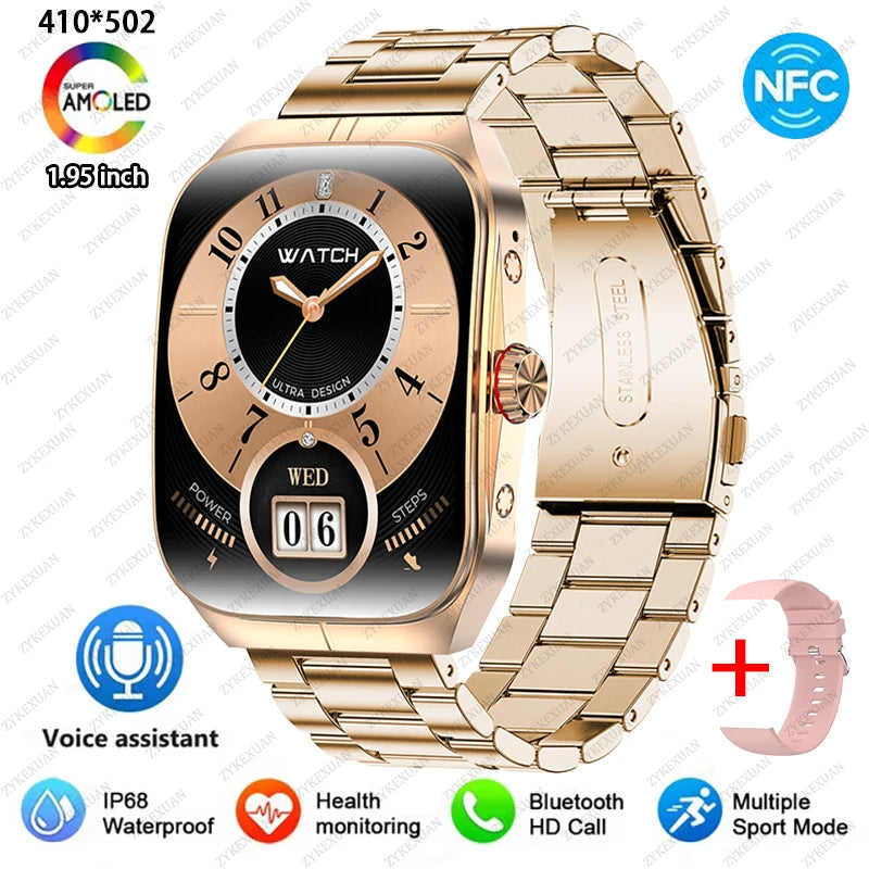 Watch 4 Pro Sports Smartwatch - GPS, Health Tracking, Waterproof, Bluetooth Call, NFC