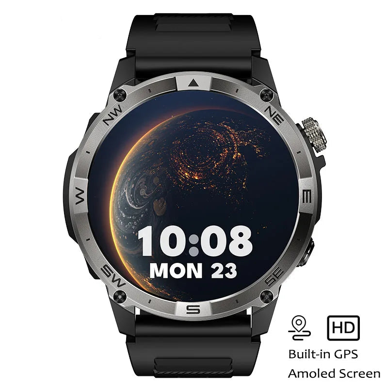 GPS Smartwatch with AMOLED Display, Fitness & Heart Rate Tracker ...