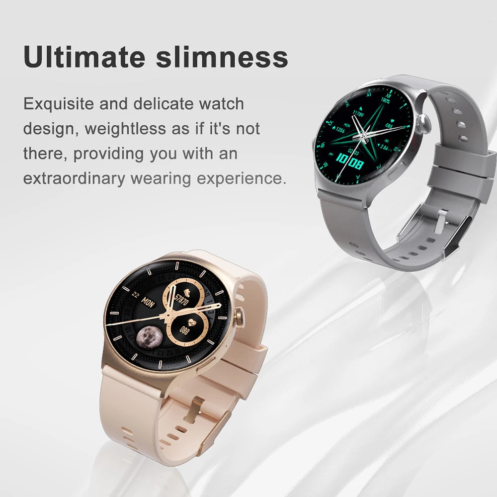 DT4 Mate Smartwatch - Fitness Tracker, Compass, Waterproof, 1.5" HD Screen