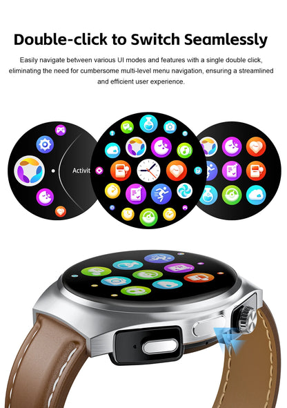 2-in-1 Smartwatch with TWS Earbuds, Heart Rate & Blood Oxygen Monitor, Bluetooth Call, NFC