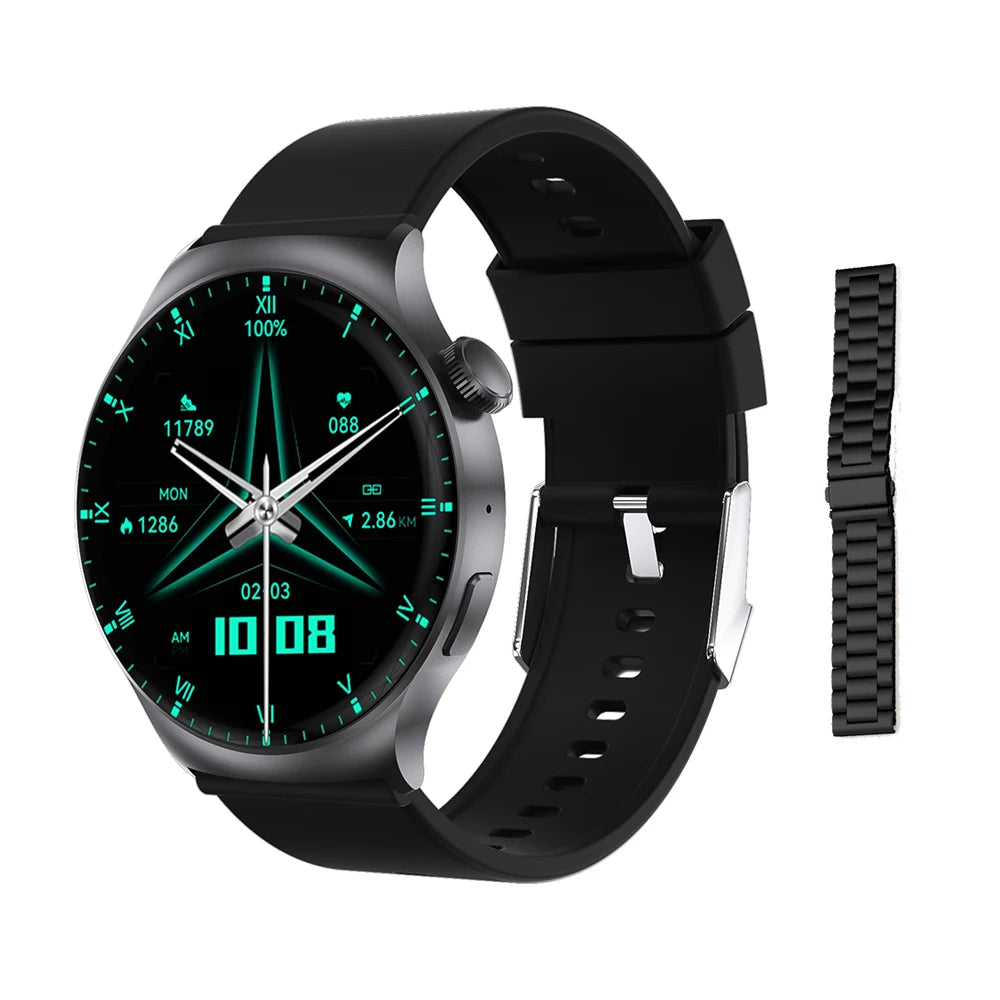 DT4 Mate Smartwatch - Fitness Tracker, Compass, Waterproof, 1.5" HD Screen