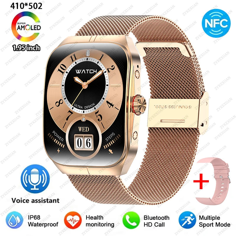 Watch 4 Pro Sports Smartwatch - GPS, Health Tracking, Waterproof, Bluetooth Call, NFC