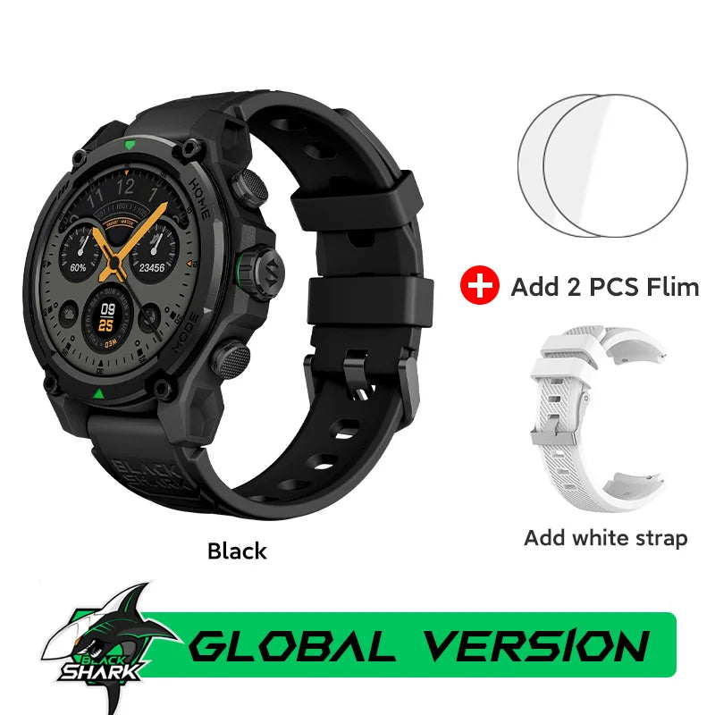 GS3 Smartwatch 1.43" AMOLED Display, 5ATM Waterproof, 21-Day Battery Life