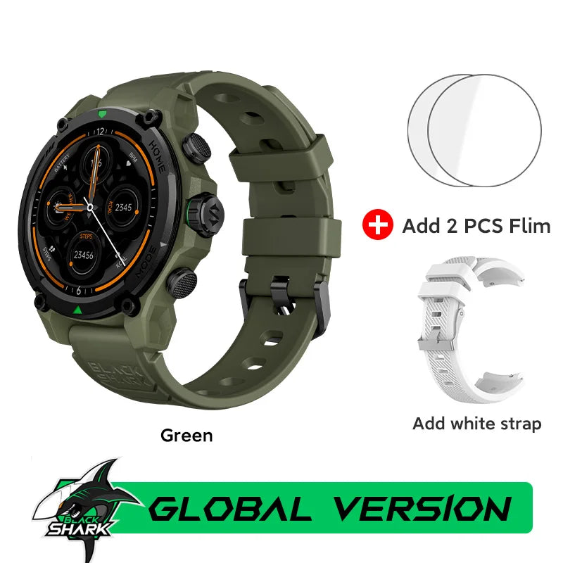 GS3 Smartwatch 1.43" AMOLED Display, 5ATM Waterproof, 21-Day Battery Life