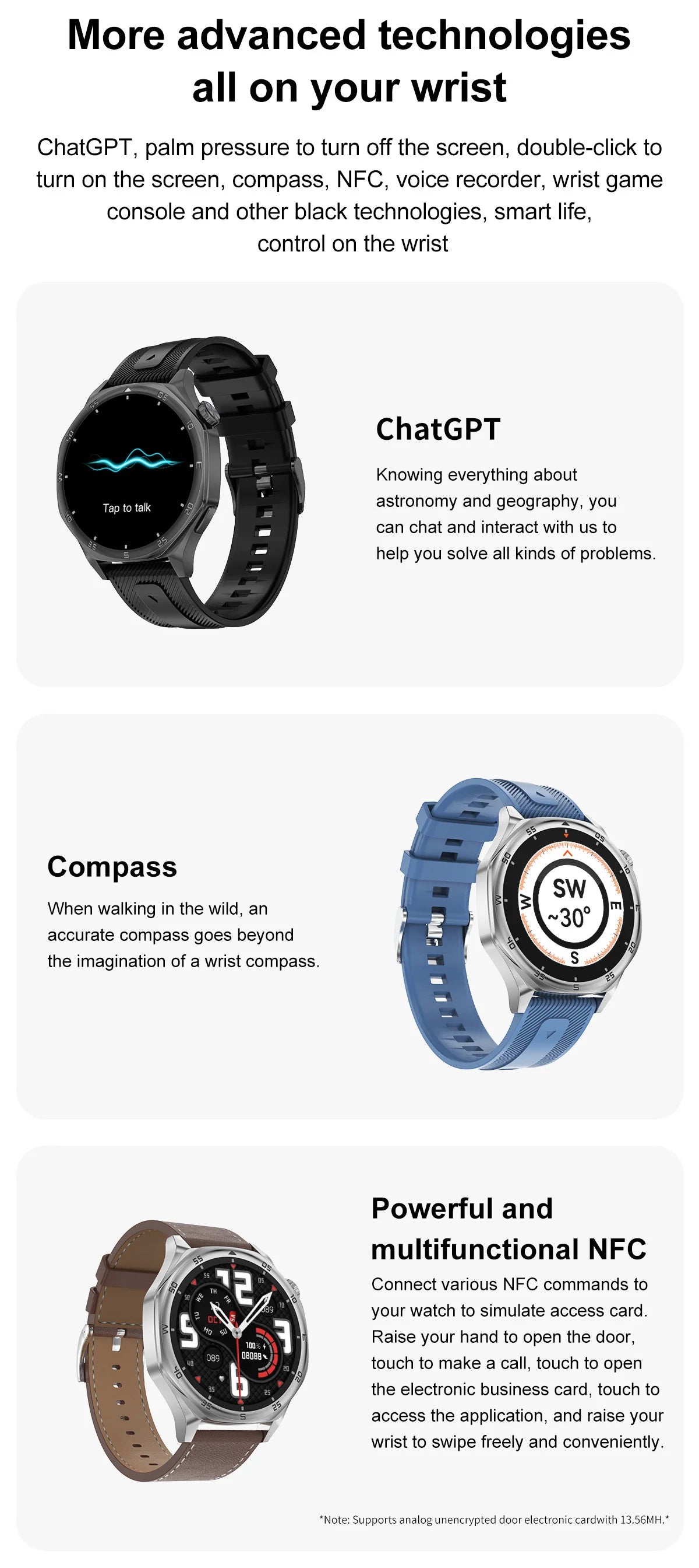 2025 New Smartwatch - 4GB Memory, AMOLED Screen, NFC, Bluetooth Call, Video Playback