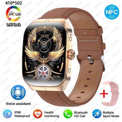 Watch 4 Pro Sports Smartwatch - GPS, Health Tracking, Waterproof, Bluetooth Call, NFC