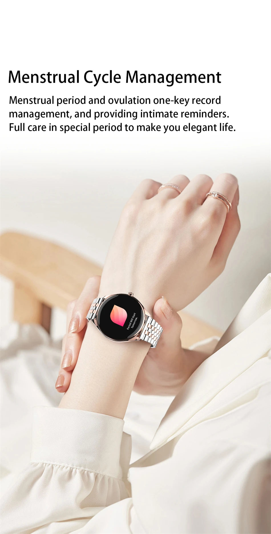 Super Thin Smart Watch MT55 1.43" AMOLED, Bluetooth Call, Heart Rate Monitor, Voice Assistant