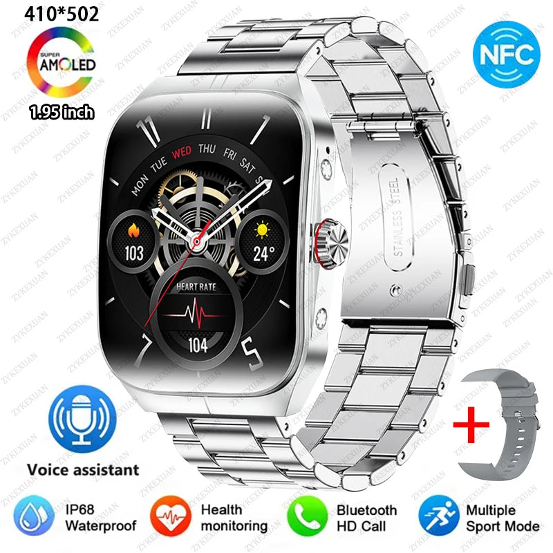 Watch 4 Pro Sports Smartwatch - GPS, Health Tracking, Waterproof, Bluetooth Call, NFC