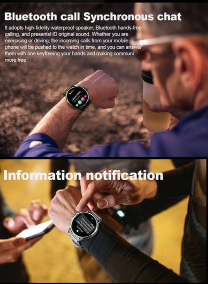 1.85-Inch Ultra HD Smart Watch Men, GPS Tracking, Bluetooth Call, 710mAh, 30 Days Battery Life