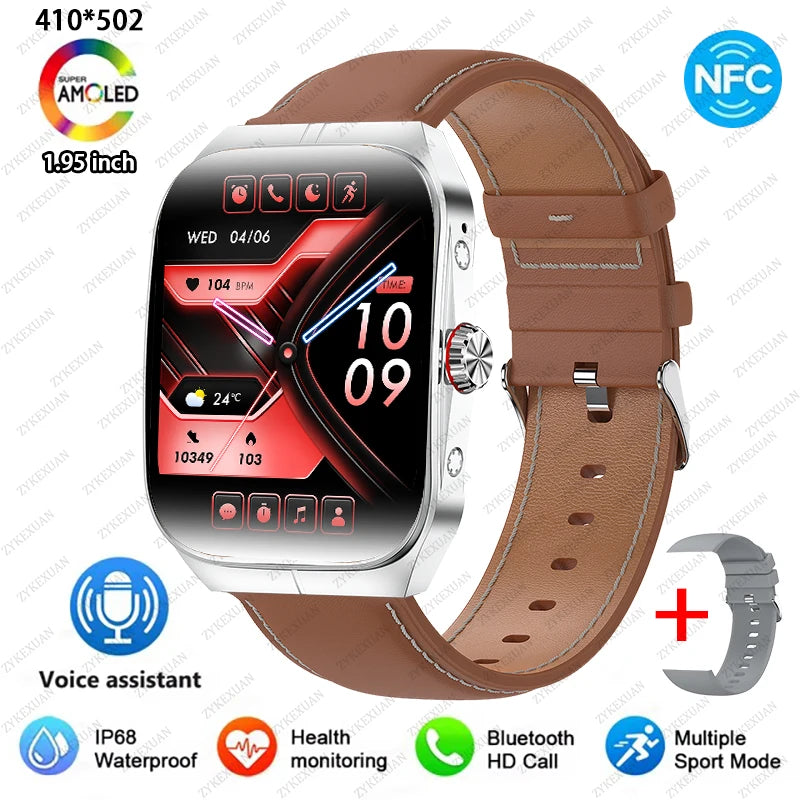 Watch 4 Pro Sports Smartwatch - GPS, Health Tracking, Waterproof, Bluetooth Call, NFC