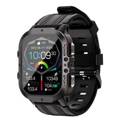 C26 Smart Watch: 100+ Sports Modes, Bluetooth Call, AMOLED 1.96", 1ATM Waterproof