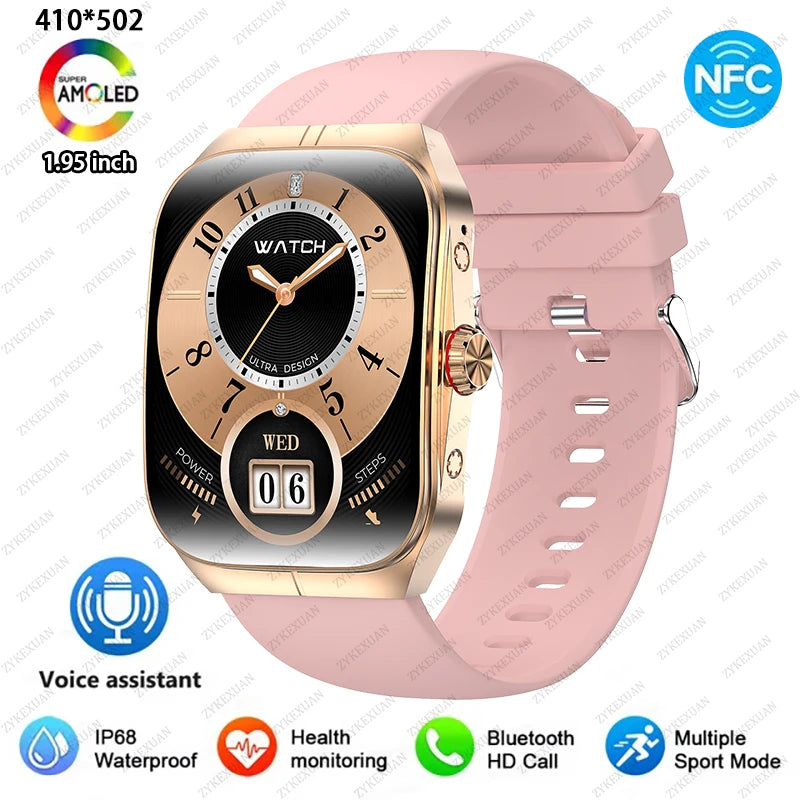 Watch 4 Pro Sports Smartwatch - GPS, Health Tracking, Waterproof, Bluetooth Call, NFC