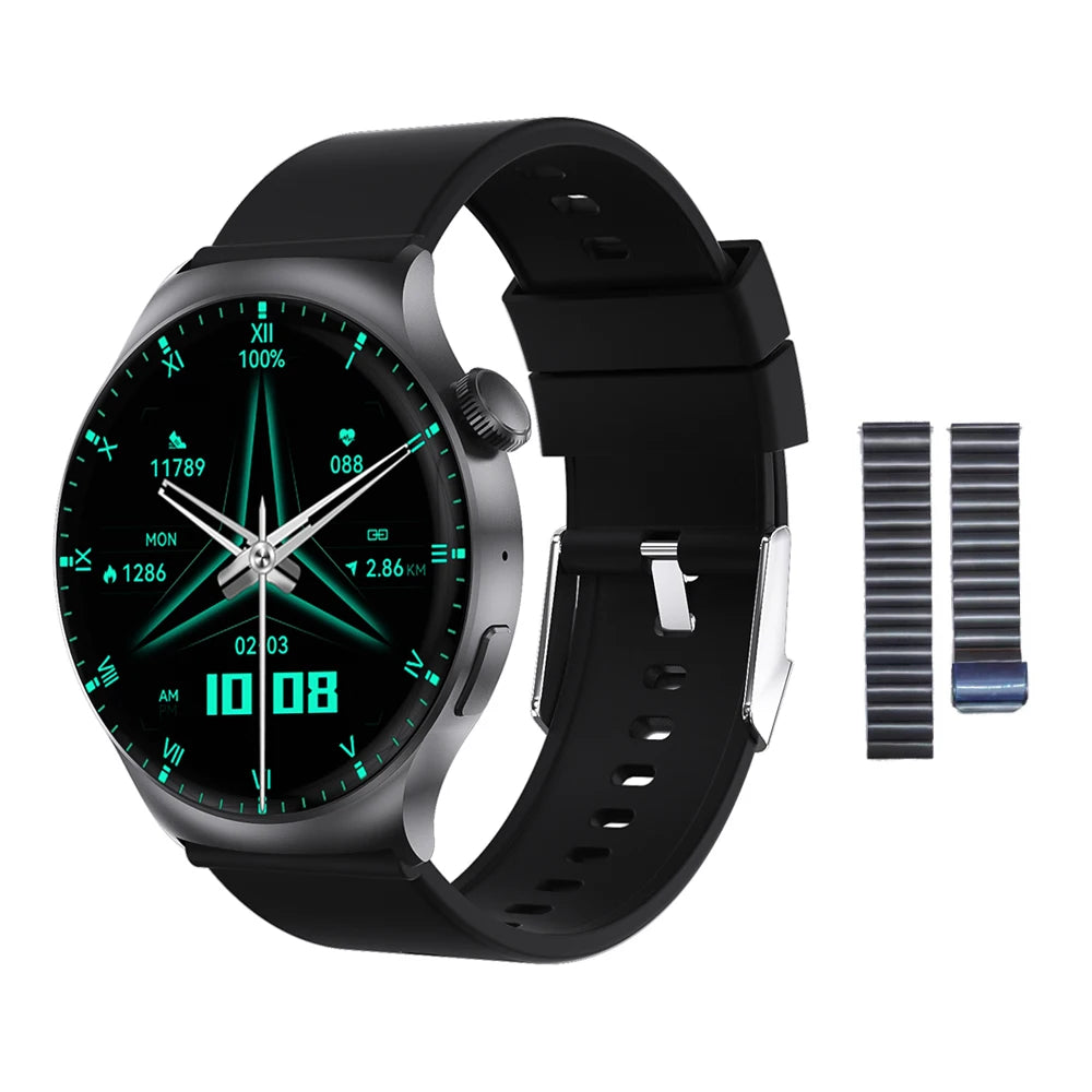 DT4 Mate Smartwatch - Fitness Tracker, Compass, Waterproof, 1.5" HD Screen