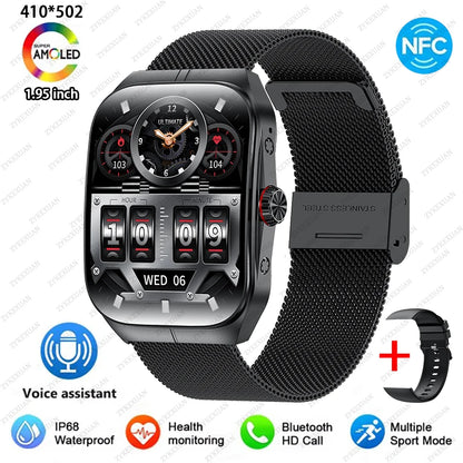 Watch 4 Pro Sports Smartwatch - GPS, Health Tracking, Waterproof, Bluetooth Call, NFC