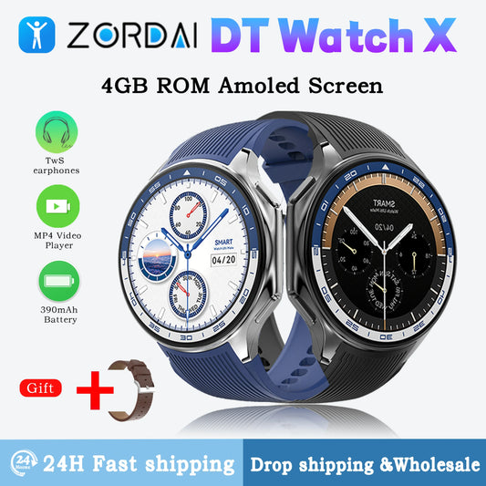 Watch X Smartwatch 4GB AMOLED Screen with Music Player for Huawei GT 4