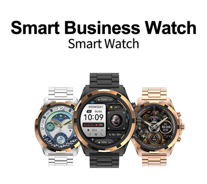 2024 Men's Smartwatch: 1.43" AMOLED, Bluetooth Calling, IP67 Waterproof, NFC, Fitness Tracker