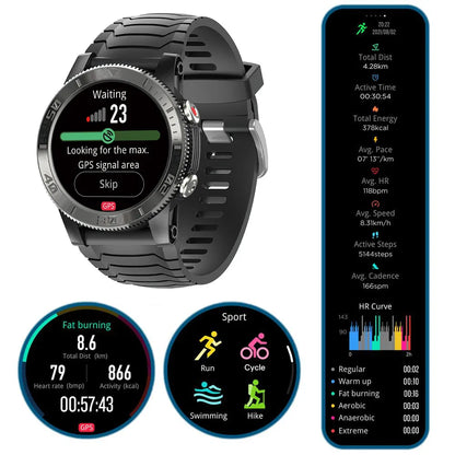 Ultimate Sports Smartwatch | GPS, Heart Rate, SpO2, Stress | 120+ Sports Modes.