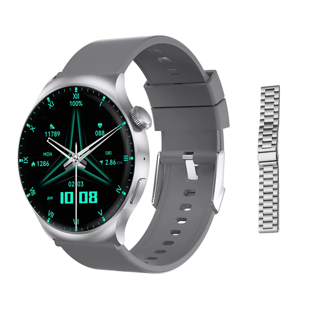 DT4 Mate Smartwatch - Fitness Tracker, Compass, Waterproof, 1.5" HD Screen