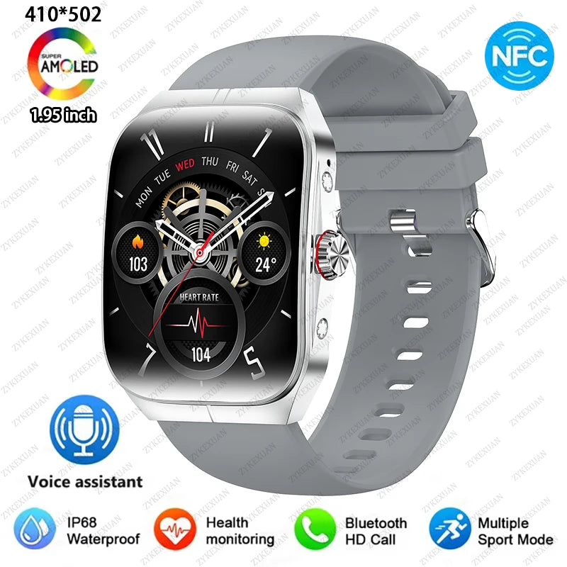 Watch 4 Pro Sports Smartwatch - GPS, Health Tracking, Waterproof, Bluetooth Call, NFC