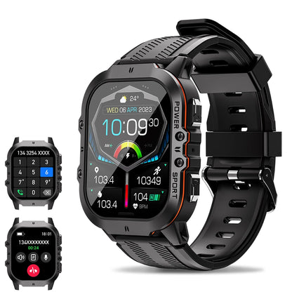 C26 Smart Watch: 100+ Sports Modes, Bluetooth Call, AMOLED 1.96", 1ATM Waterproof